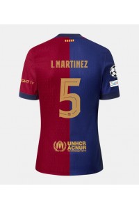 Barcelona Inigo Martinez #5 Fotballdrakt Hjemme Klær 2024-25 Korte ermer